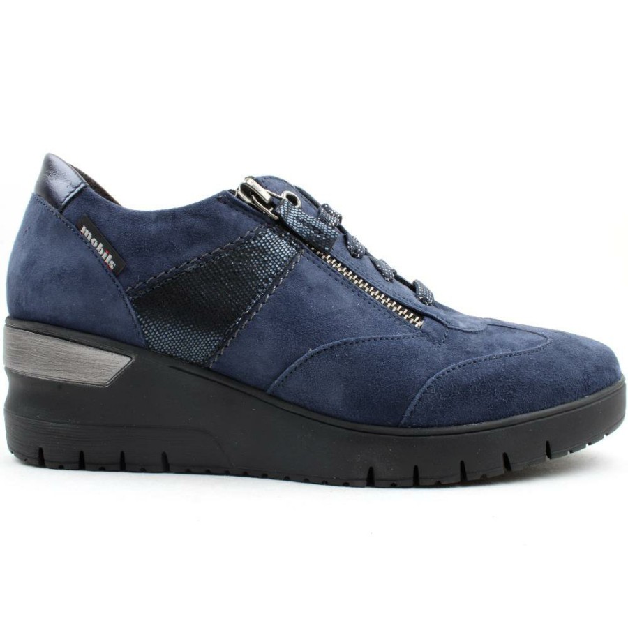 Women Mephisto | Kiliana Laced Shoe - Navy