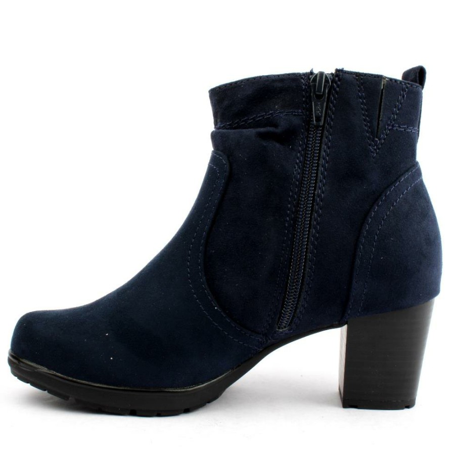 Women Jana | 26371 Ankle Boot - Navy Suede