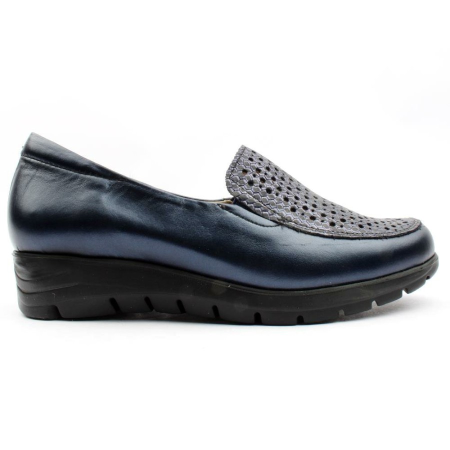 Women Pitillos | 2600 Wedge Shoe - Navy