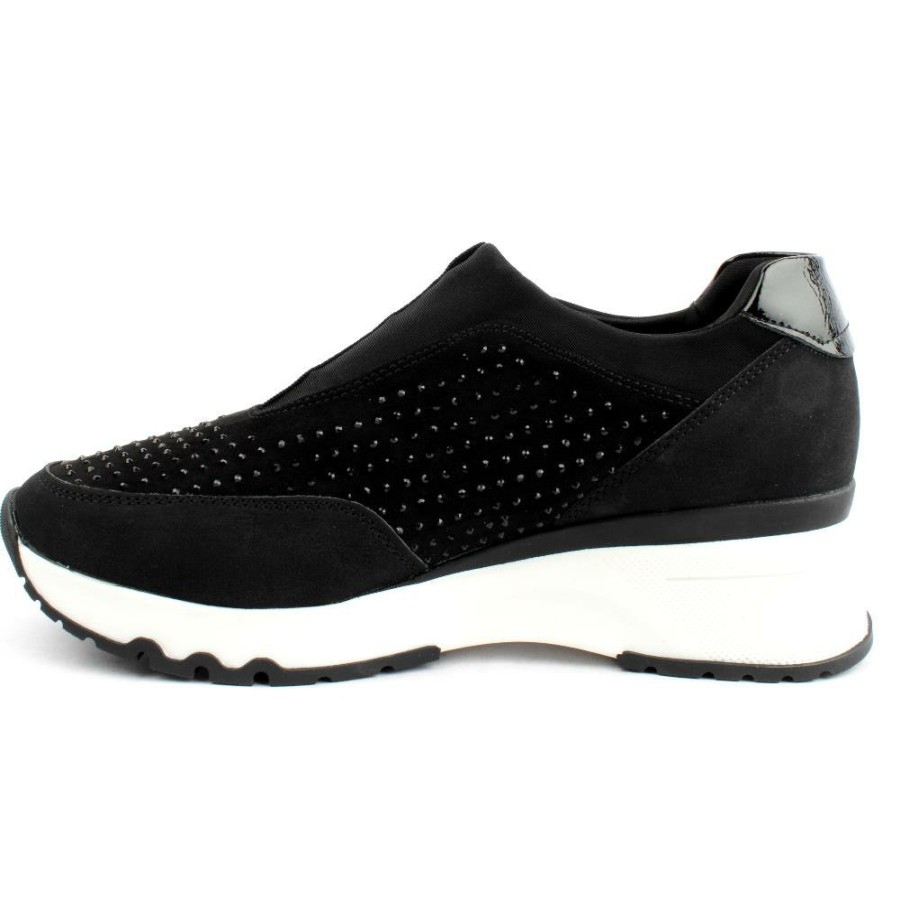 Women Marco Tozzi | 24730 Slip On Shoe - Black