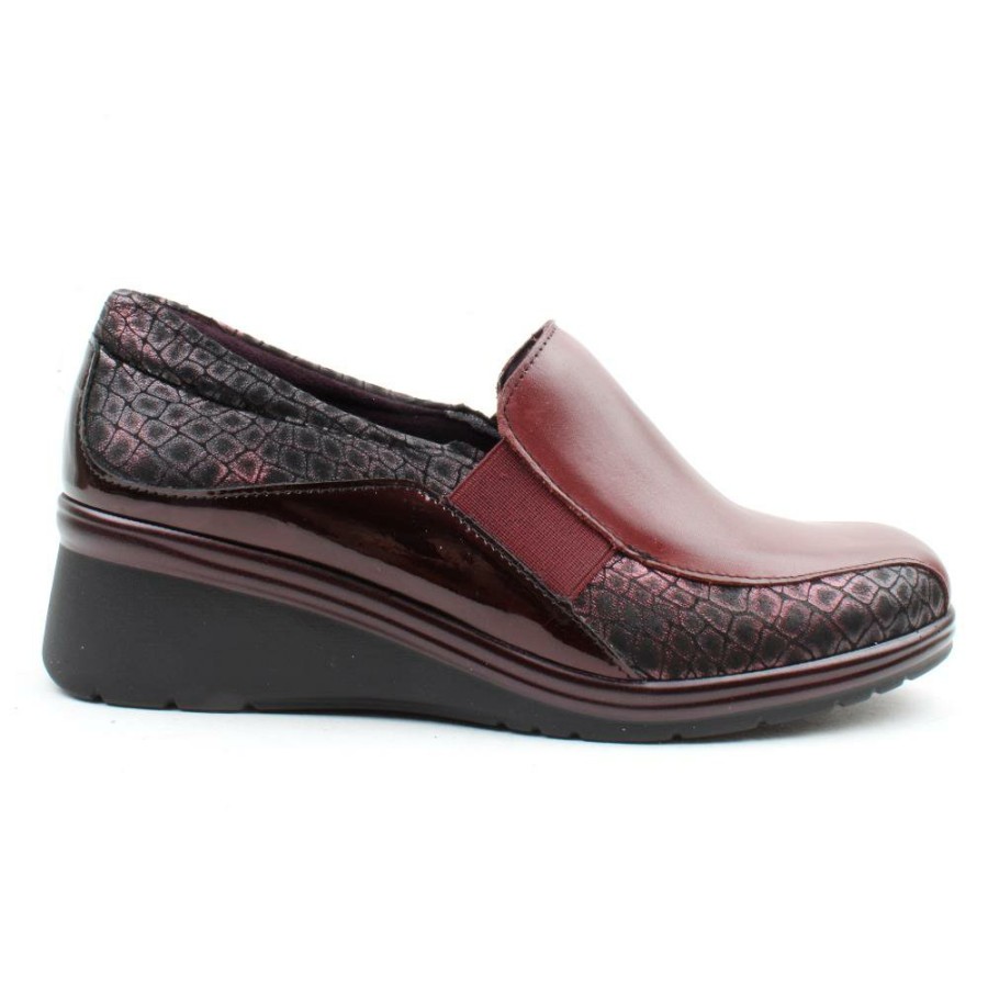 Women Pitillos | 1621 Wedge Shoe - Burgundy
