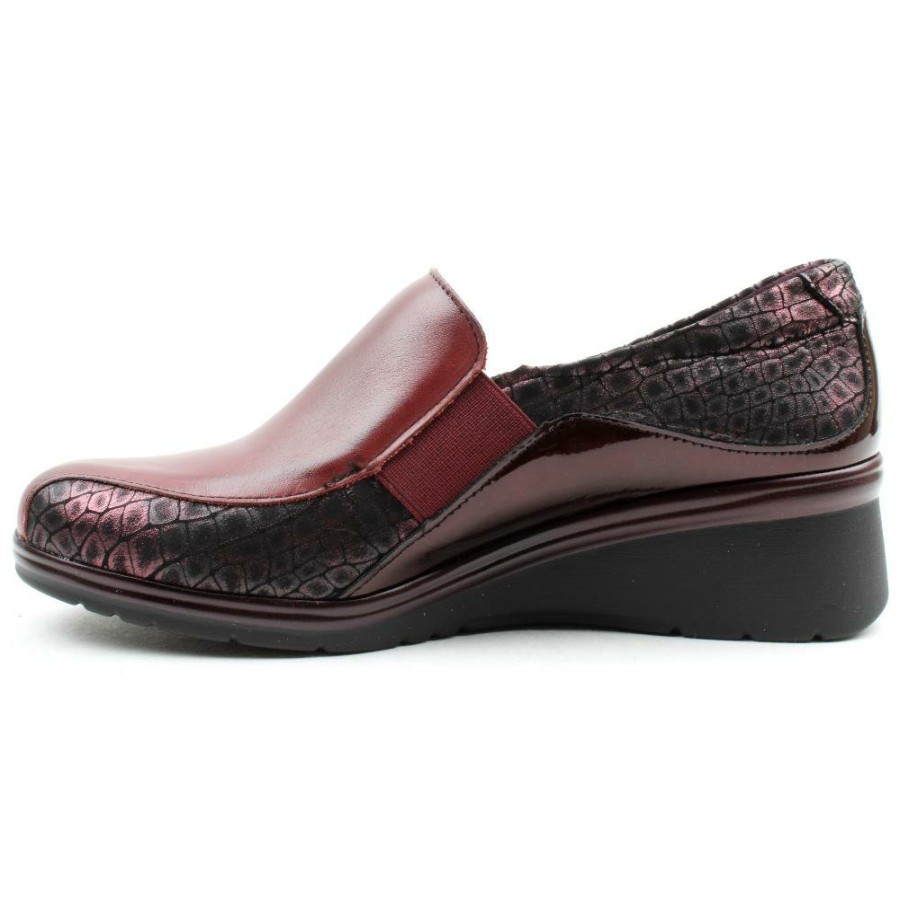Women Pitillos | 1621 Wedge Shoe - Burgundy