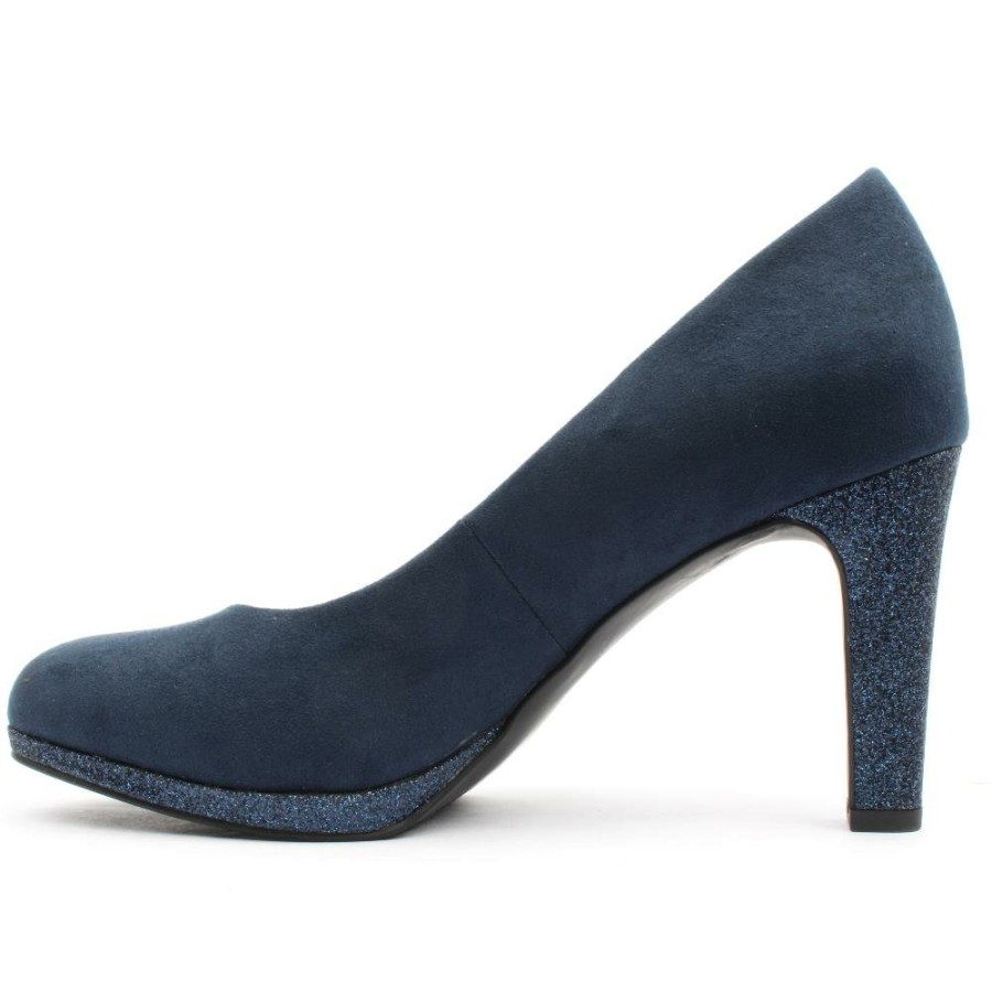 Women Marco Tozzi | 22441 Court Shoe - Navy Multi
