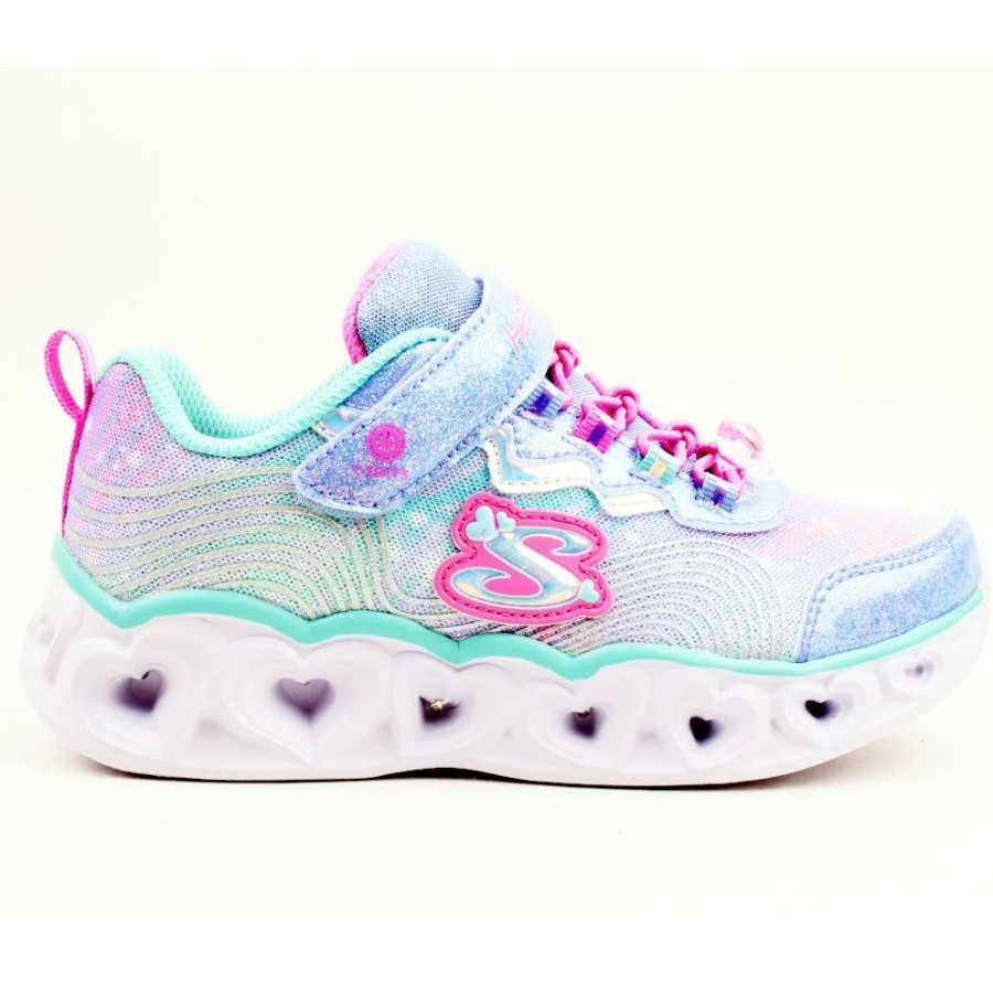Kids Skechers | 302316L Heart Runner - Blue Multi