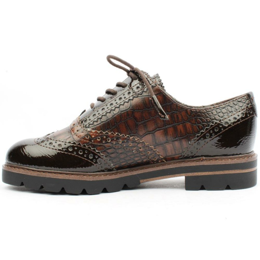 Women Marco Tozzi | 23700 Laced Shoe - Brown