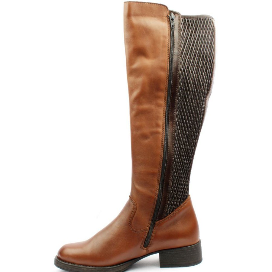 Women Rieker | Z9591 Knee High Boot - Tan