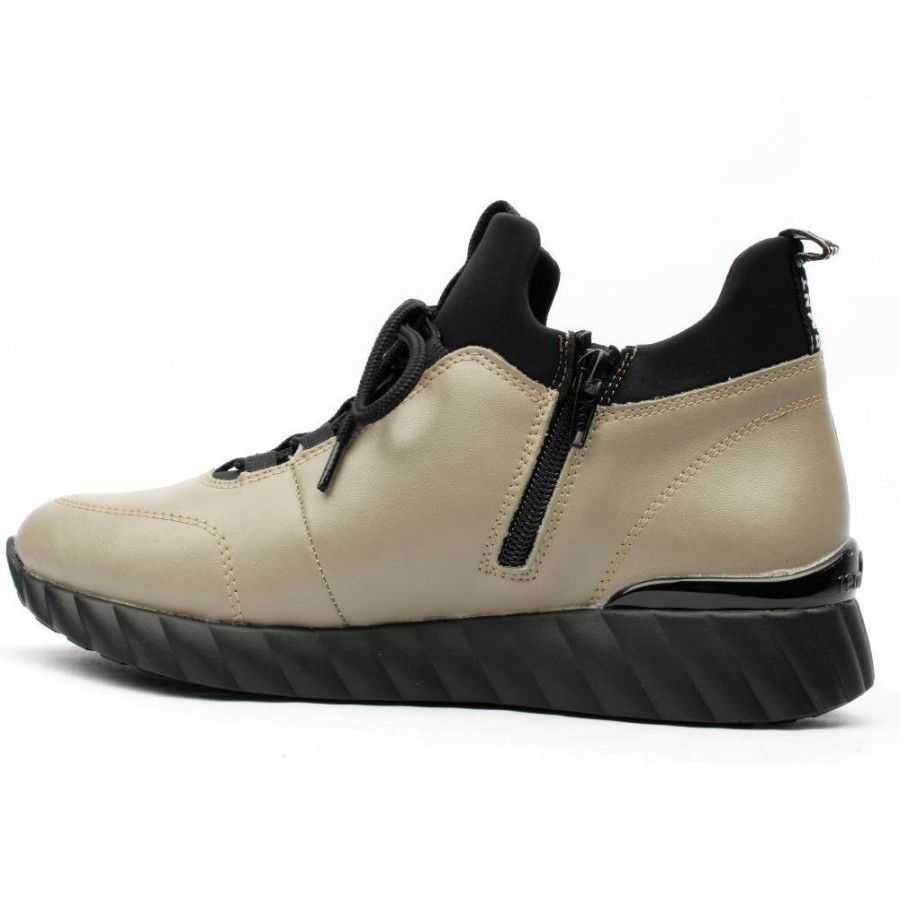Women Remonte | D5977 Laced Shoe - Taupe