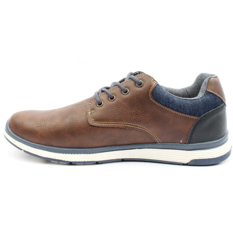 Men Lloyd & Pryce | Lloyd And Pryce Burger Laced Shoe - Dark Brown