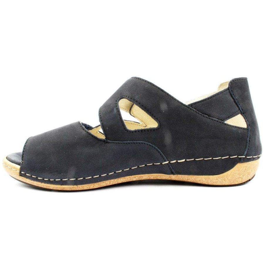 Women Waldlaufer | Closed Sandal 342025 - Navy