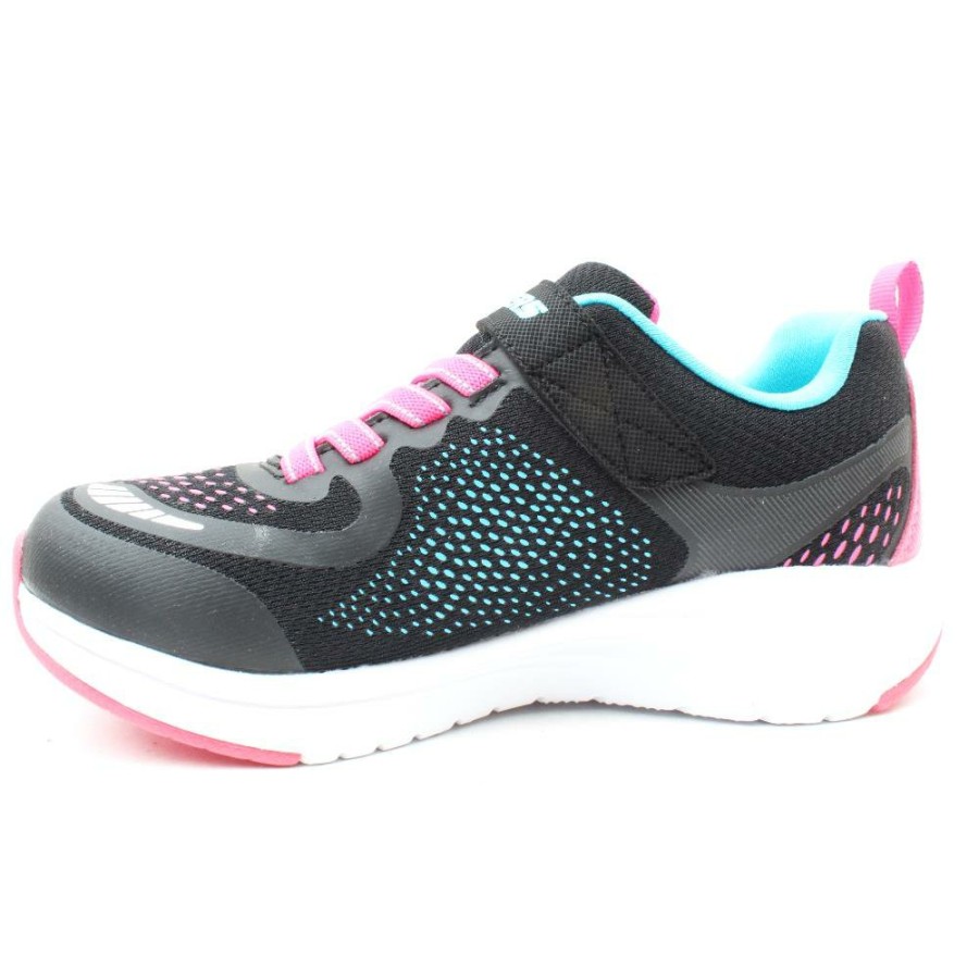 Kids Skechers | 302393L Junior Runner - Black Multi