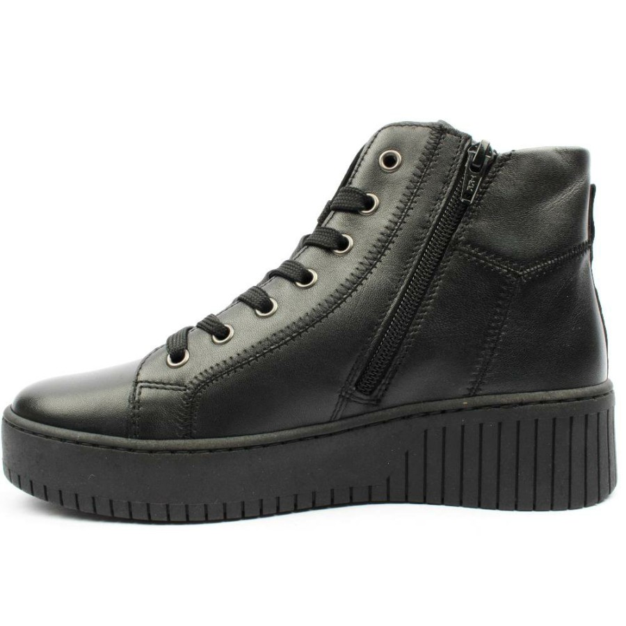 Women Gabor | 33630 Laced Boot - Black