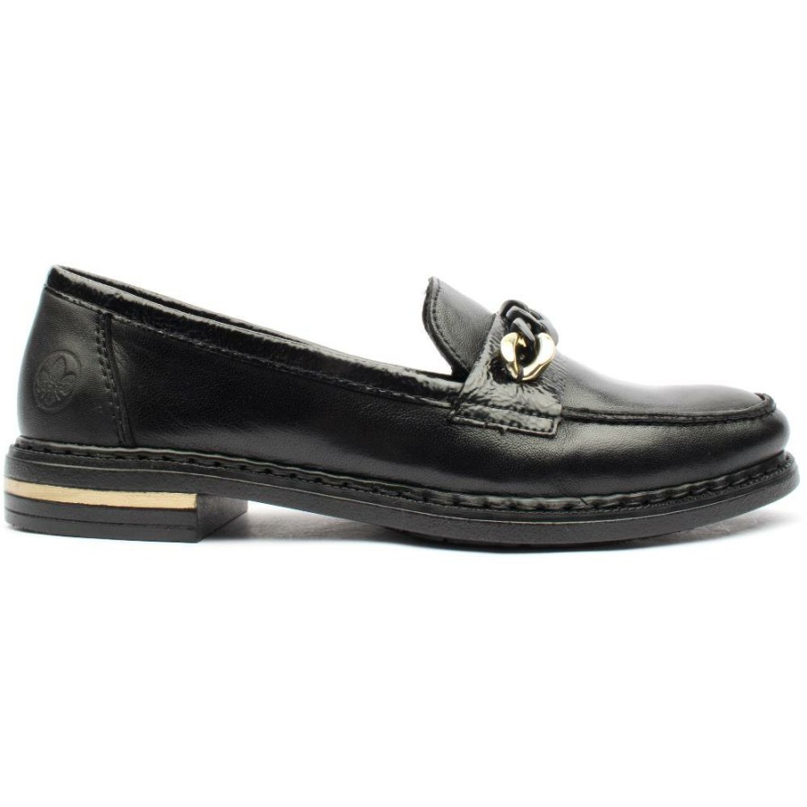 Women Rieker | 50664 Slip On Shoe - Black