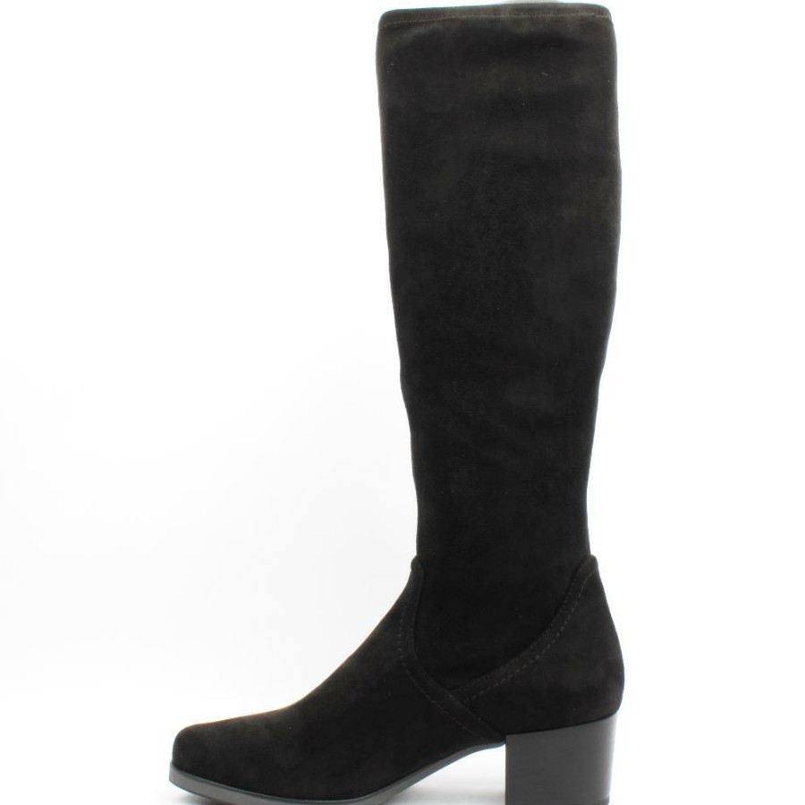 Women Caprice | 25506 Stretch Boot - Black