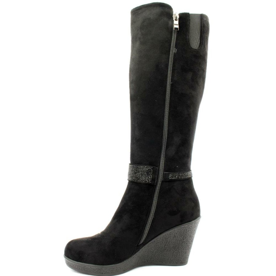 Women Redz | D3965 Kh Boot - Black