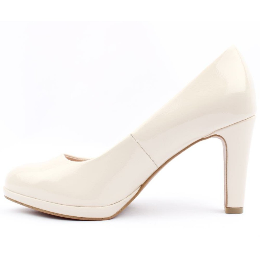 Women Marco Tozzi | 22412 Court Shoe - Powder