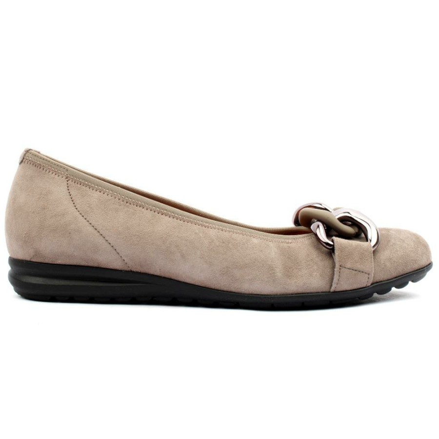 Women Gabor | 32625 Pomp Shoe - Grey