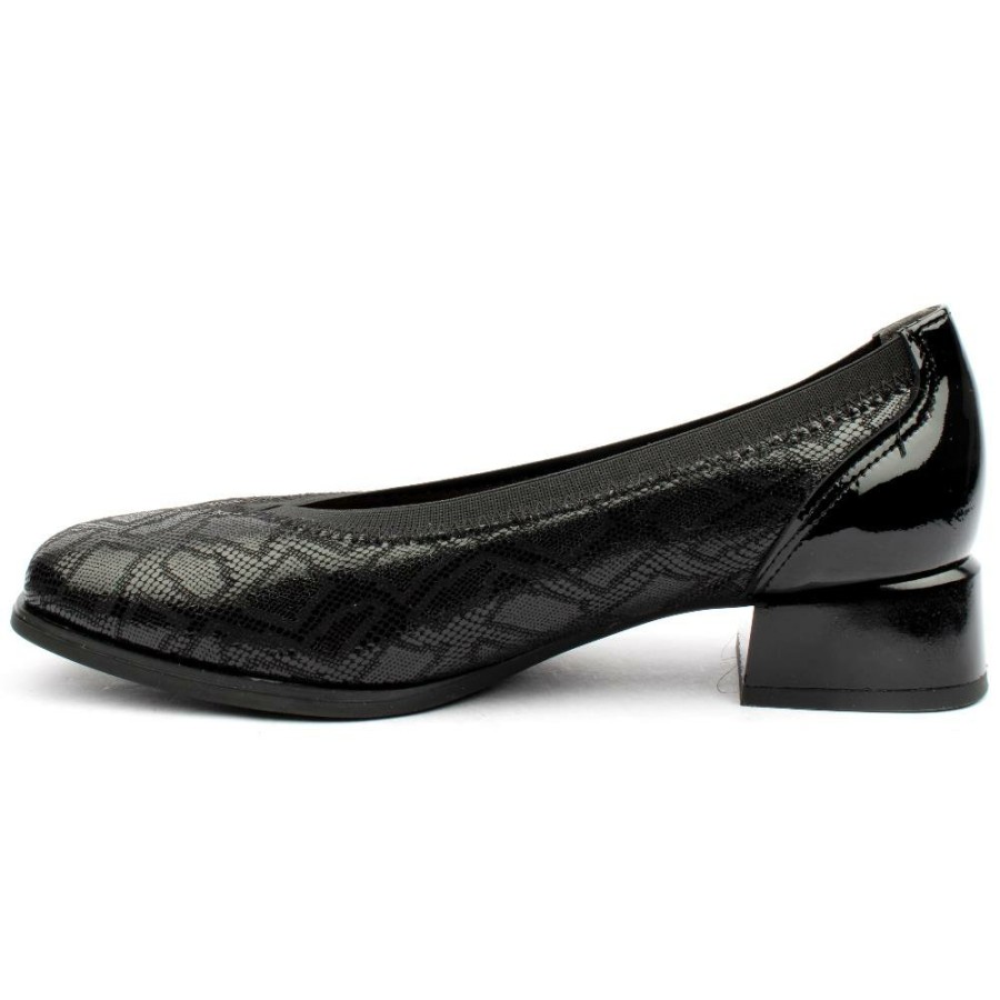 Women Pitillos | 5424 Low Heel Shoe - Black