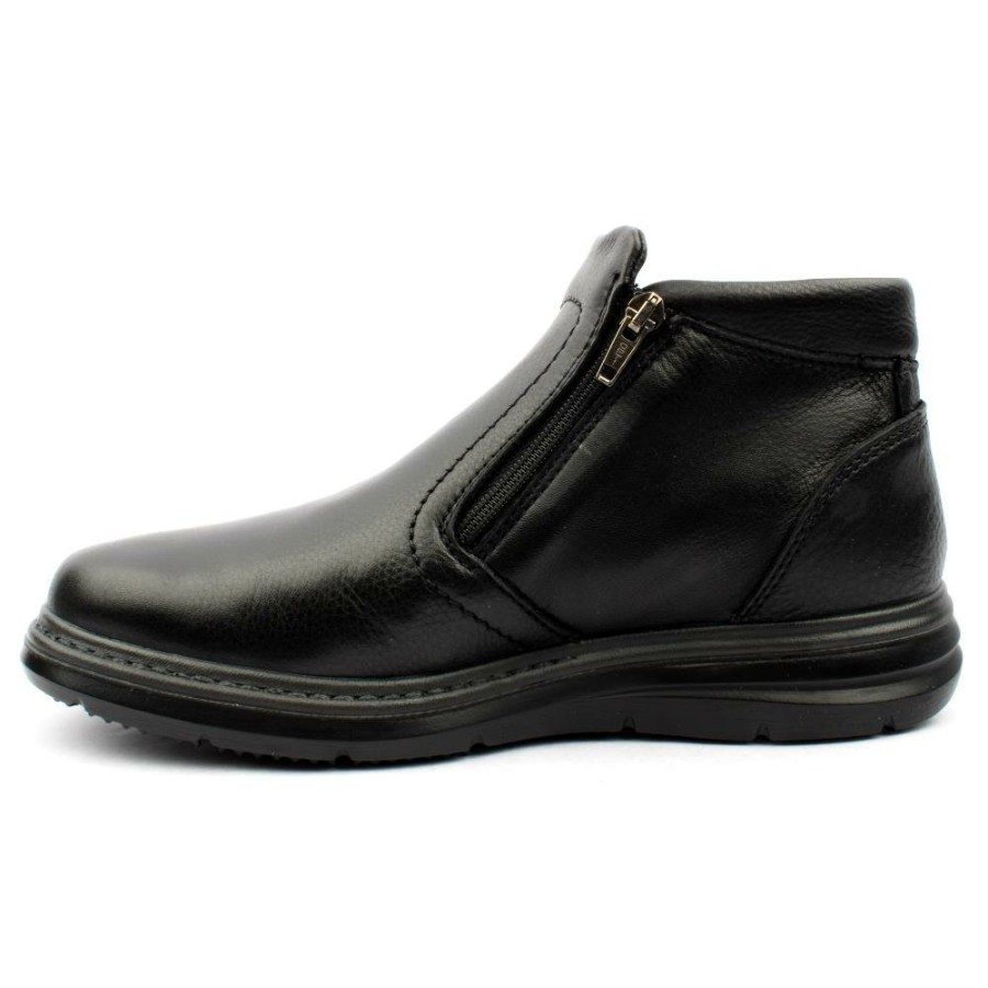 Men IMAC | 451269 Zip Boot - Black