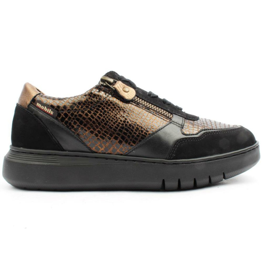 Women Mephisto | Tiphene Laced Shoe - Black Multi