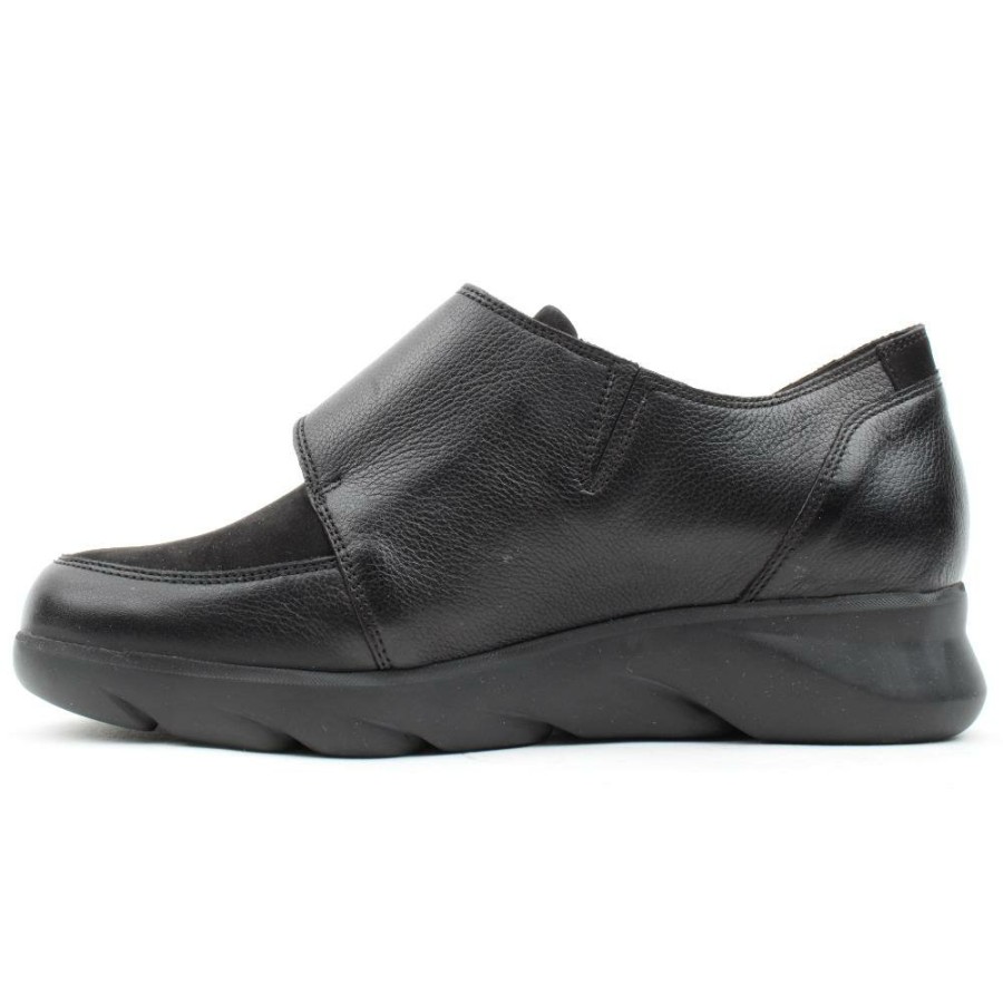 Women Mephisto | Colombe Velcro Shoe - Black