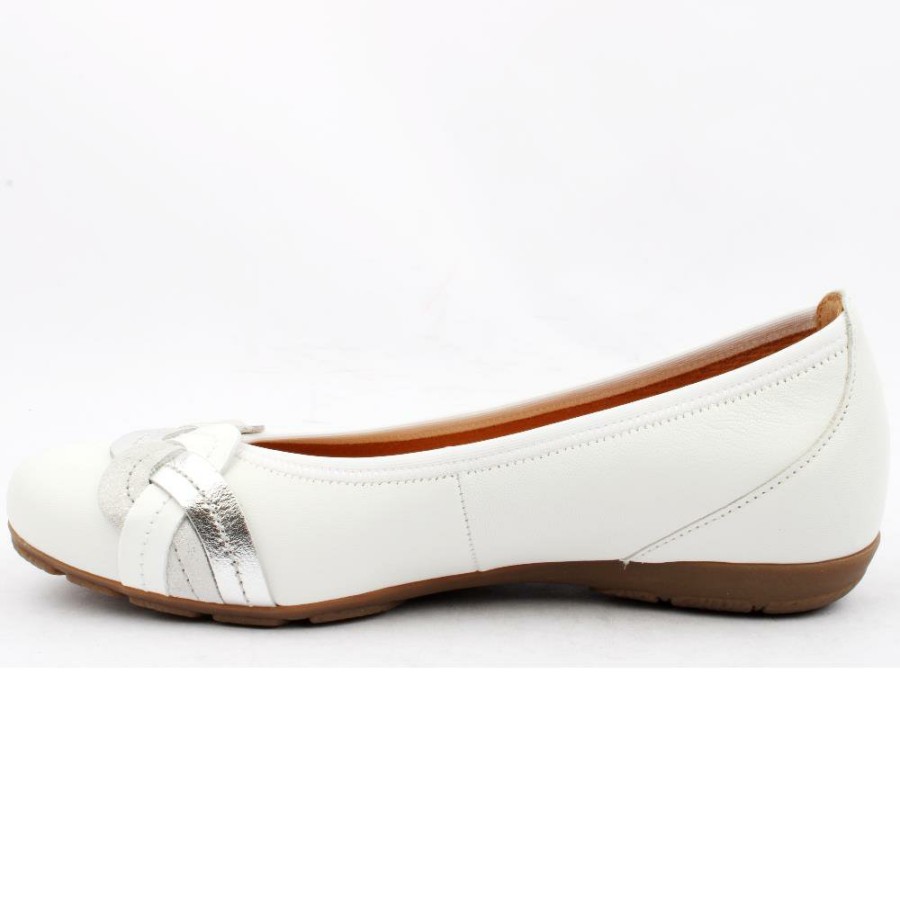 Women Gabor | 44160 Shoe - White Silver