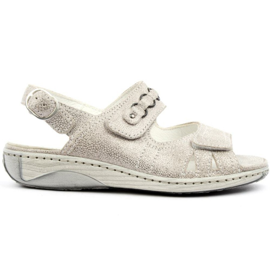 Women Waldlaufer | 210004 Sandal - Silver Multi