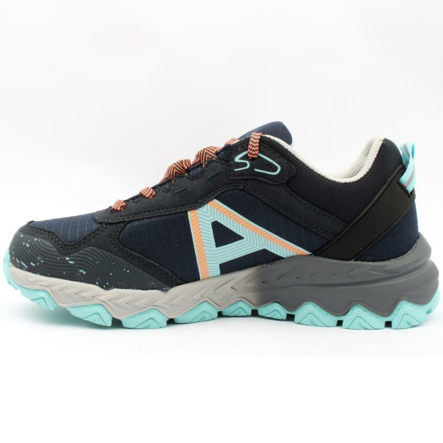 Women Mephisto | All Rounder Run Tex Laced Shoe - Navy