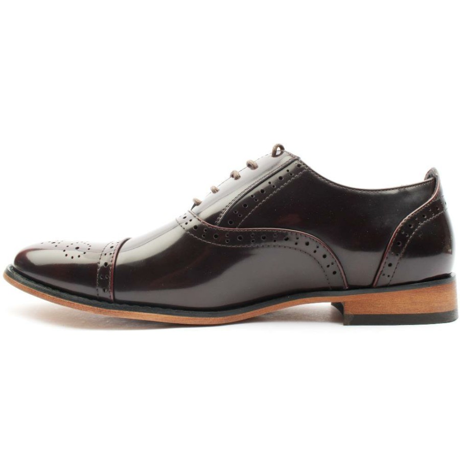 Men Goor | Mens Laced Goor-172 - Ox Blood