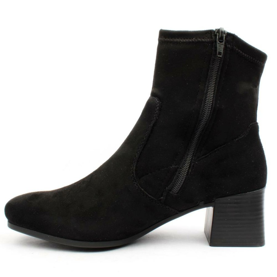 Women Rieker | 70971 Rieker Ankle Boot - Black