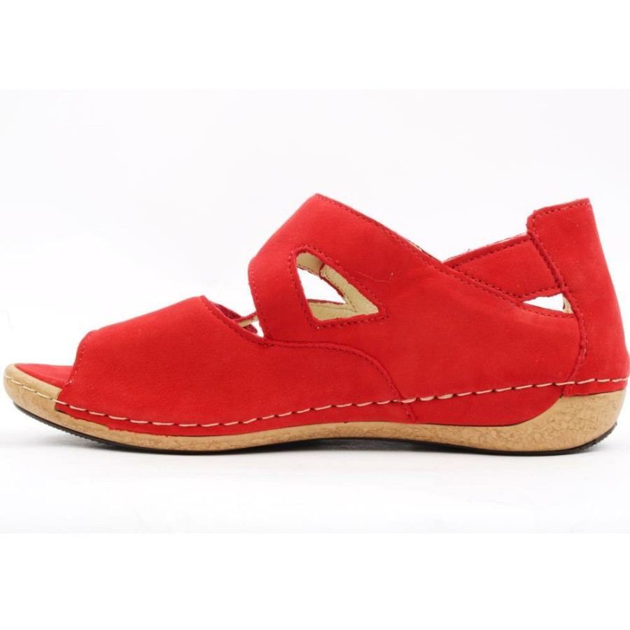 Women Waldlaufer | Closed Sandal 342025 - Red