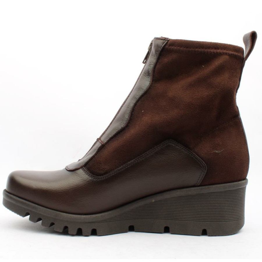 Women Pepe Menargues | Pepe Menagues 20855 Wedge Boot - Brown