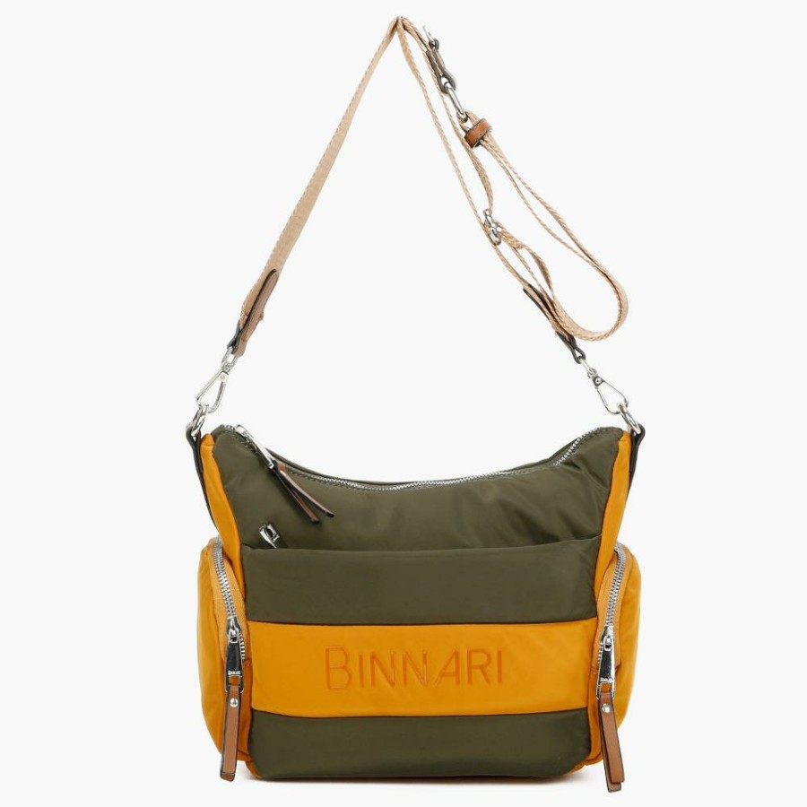 Accessories & Christmas Gift Ideas Binnari Handbags | Binnari 19861 Guiseppena Handbag - Khaki