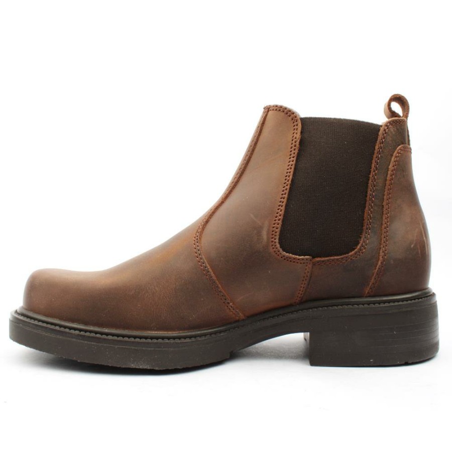Men Ninety 78 | Ninety78 Wm0130 Gusset Boot - Brown