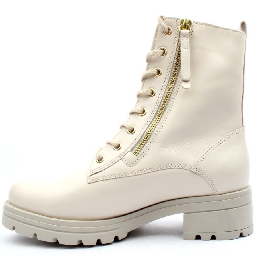 Women Gabor | 32785 Laced Boot - Ivory