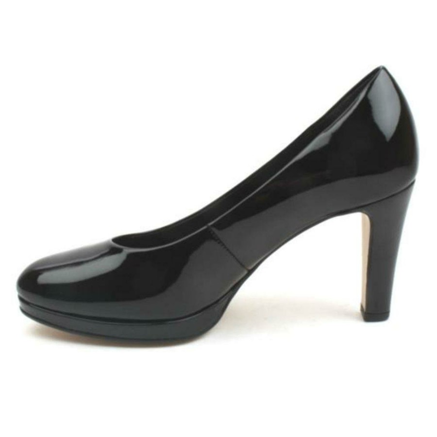Women Gabor | Gab270 Court Shoe - Black Patent