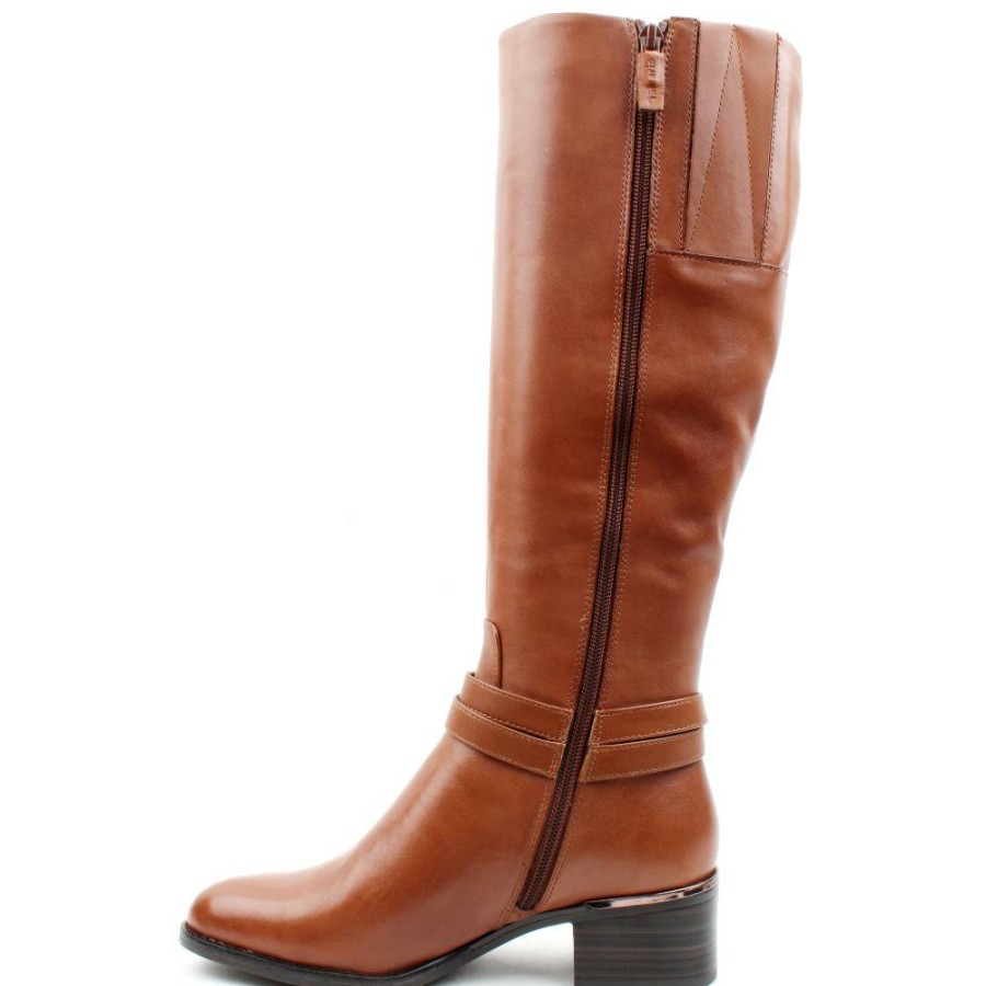 Women Tamaris | 25501 Knee High Boot - Tan