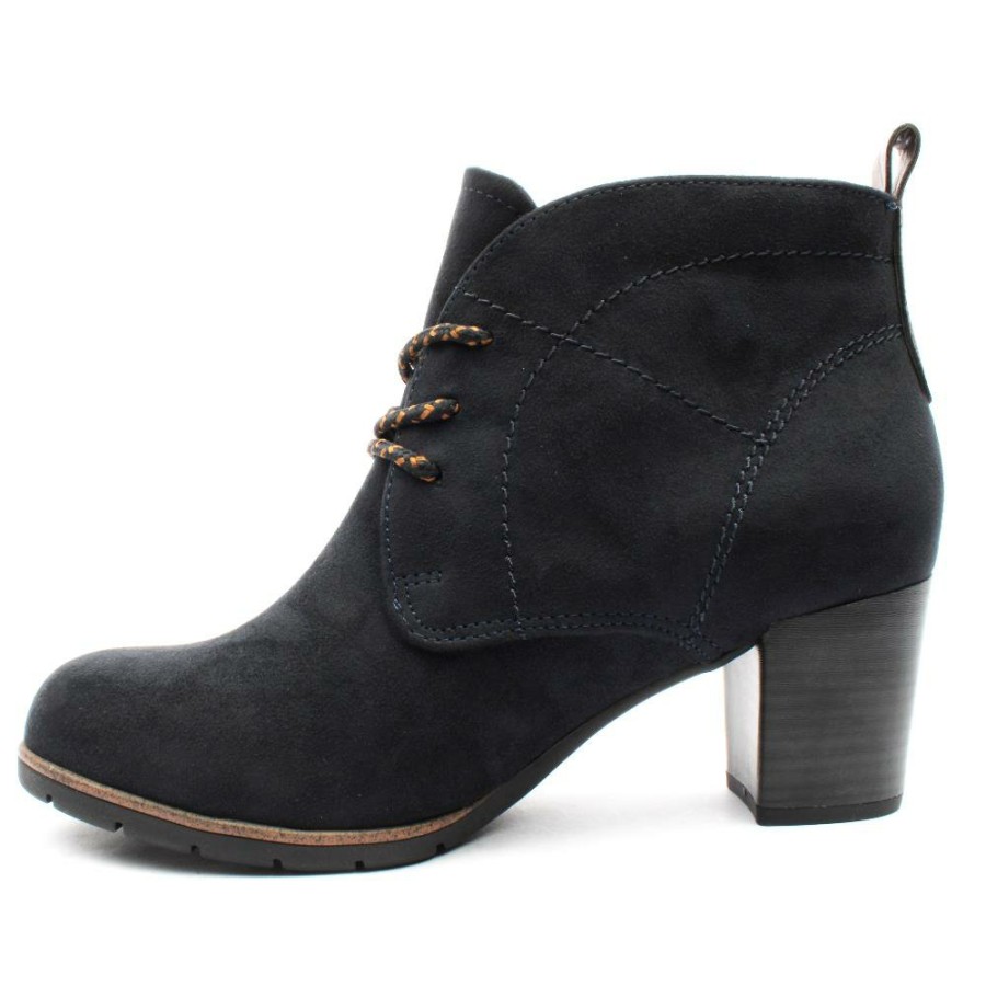 Women Marco Tozzi | 25107 Laced Boot - Navy