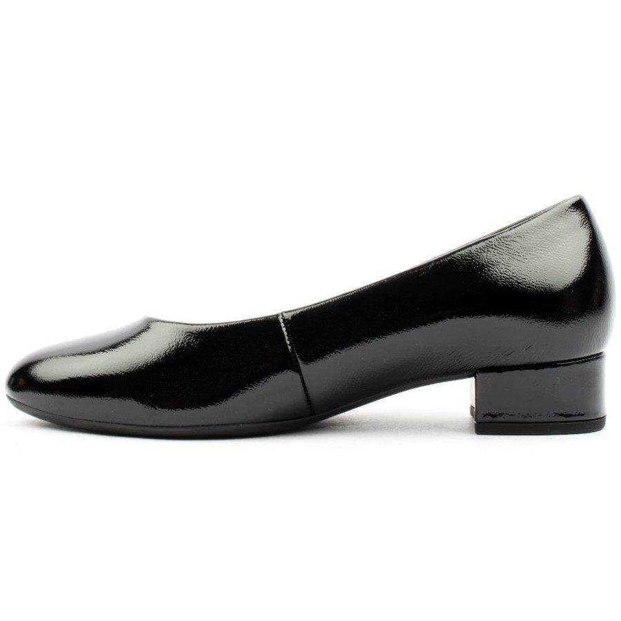Women Gabor | 31320 Low Heel Court - Black Patent