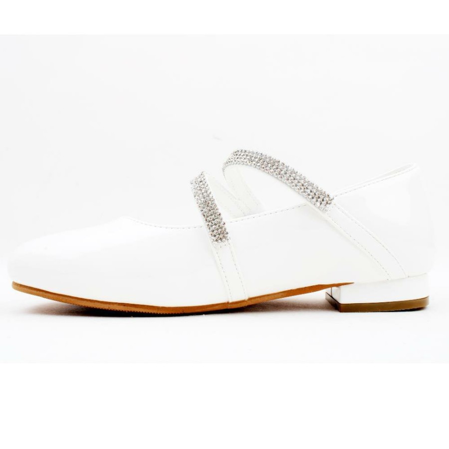 Kids Dubarry | Victoria Communion Shoe - White Patent