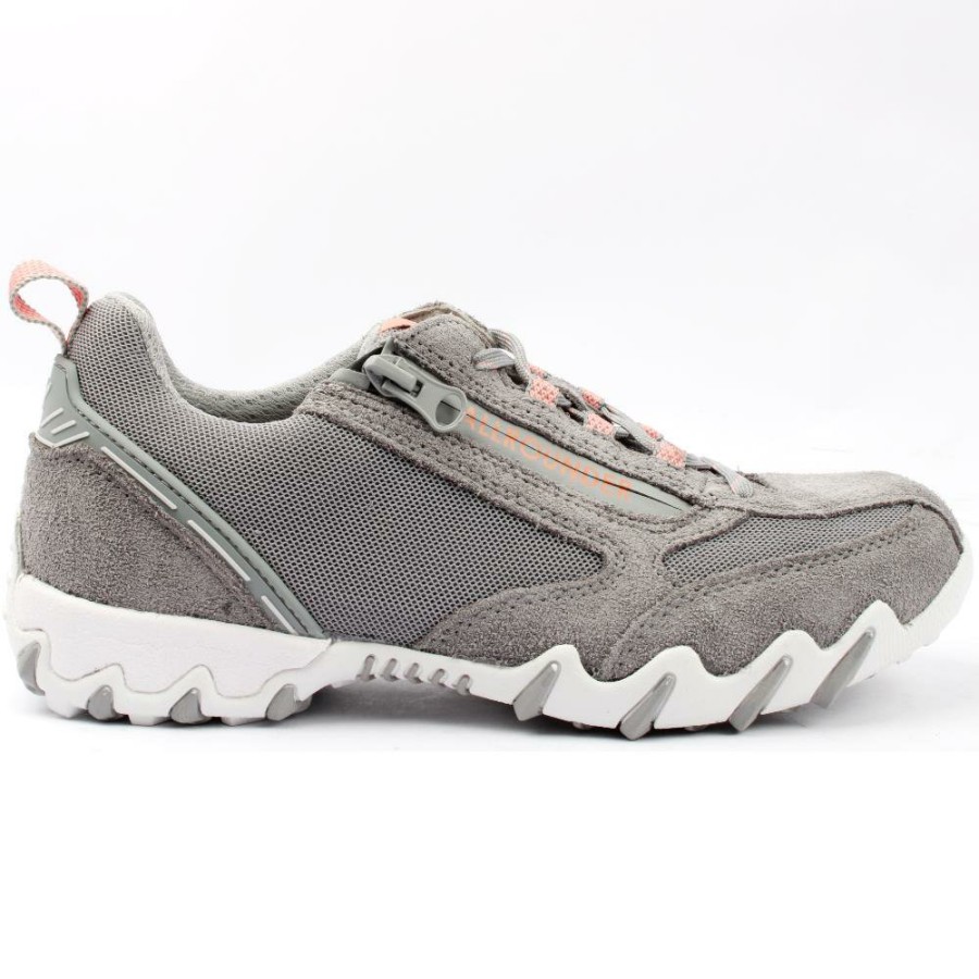 Women Mephisto | Allrounder Namour Laced Shoe - Grey