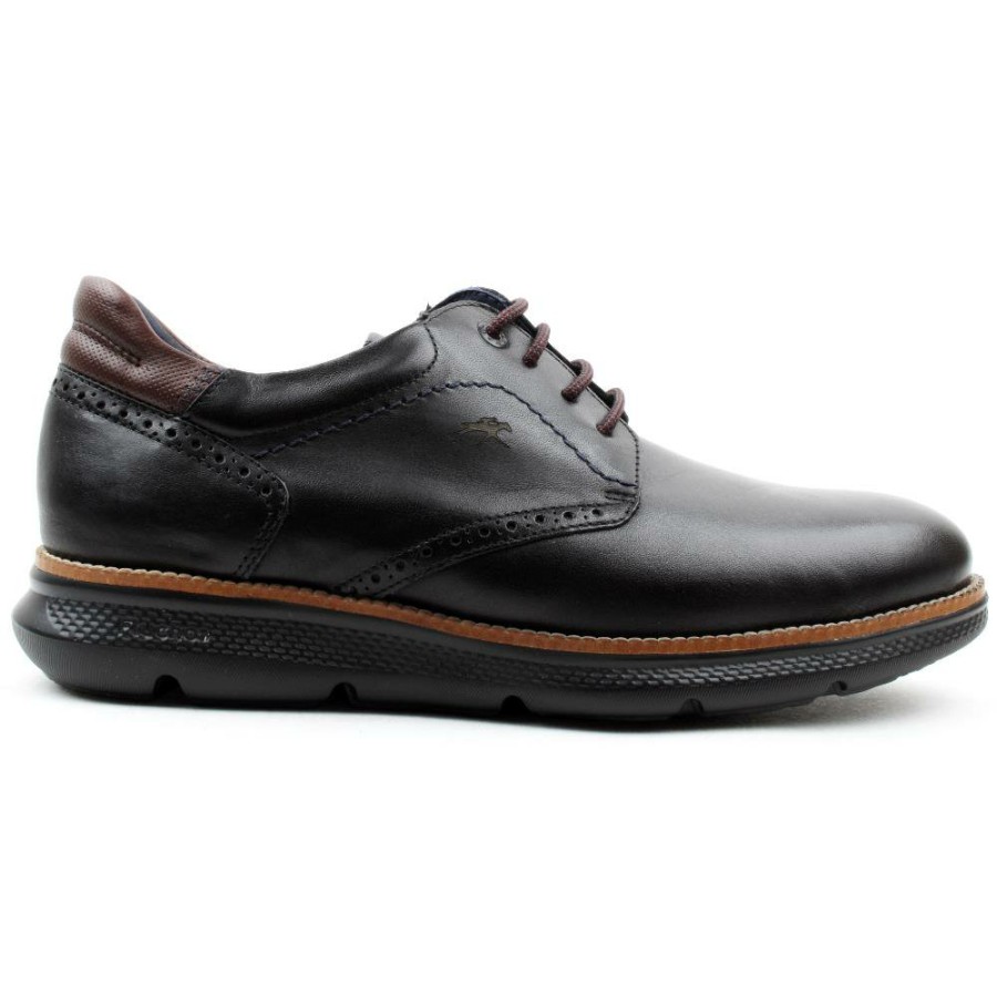 Men Fluchos | F1351 Laced Shoe - Black