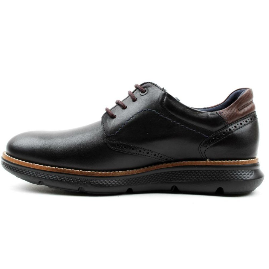 Men Fluchos | F1351 Laced Shoe - Black