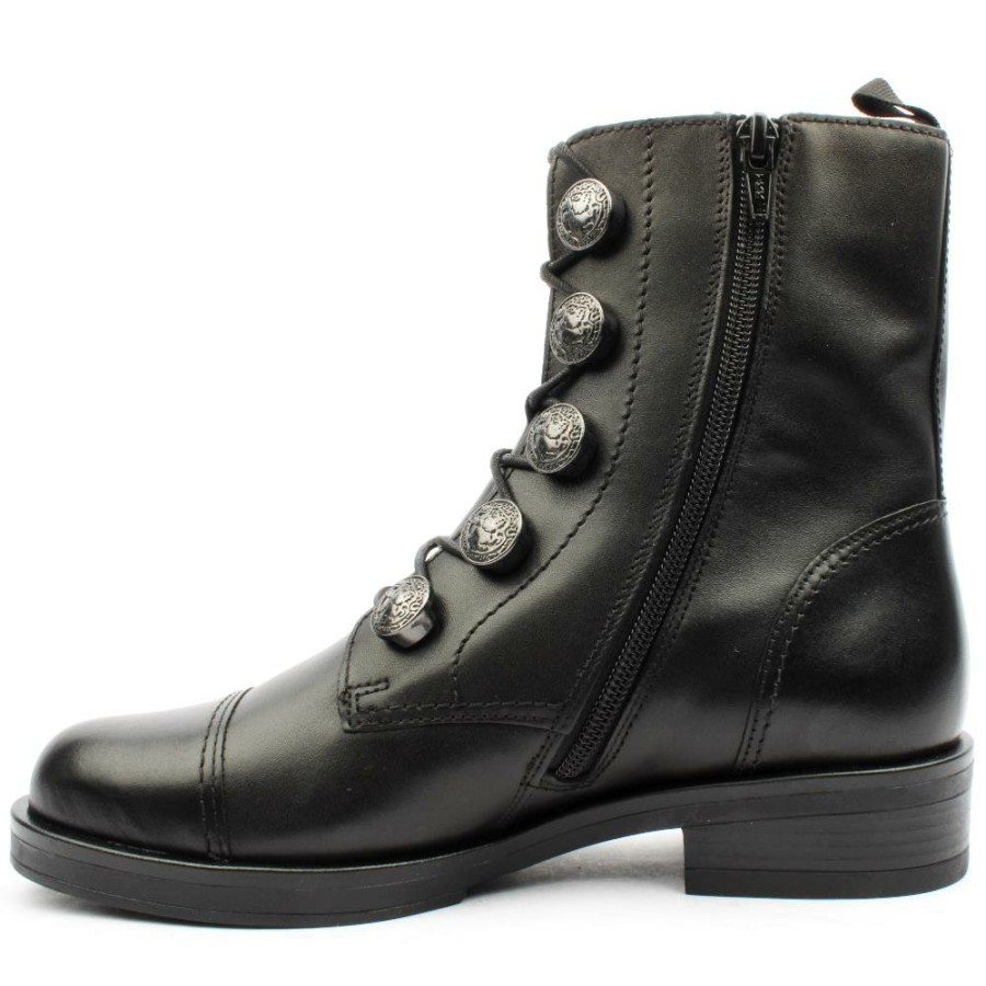 Women Gabor | 31796 Laced Boot - Black
