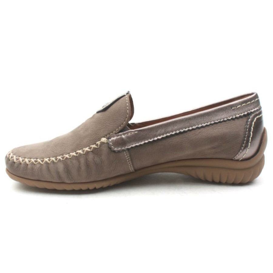 Women Gabor | 26090 Flat Shoe - Taupe