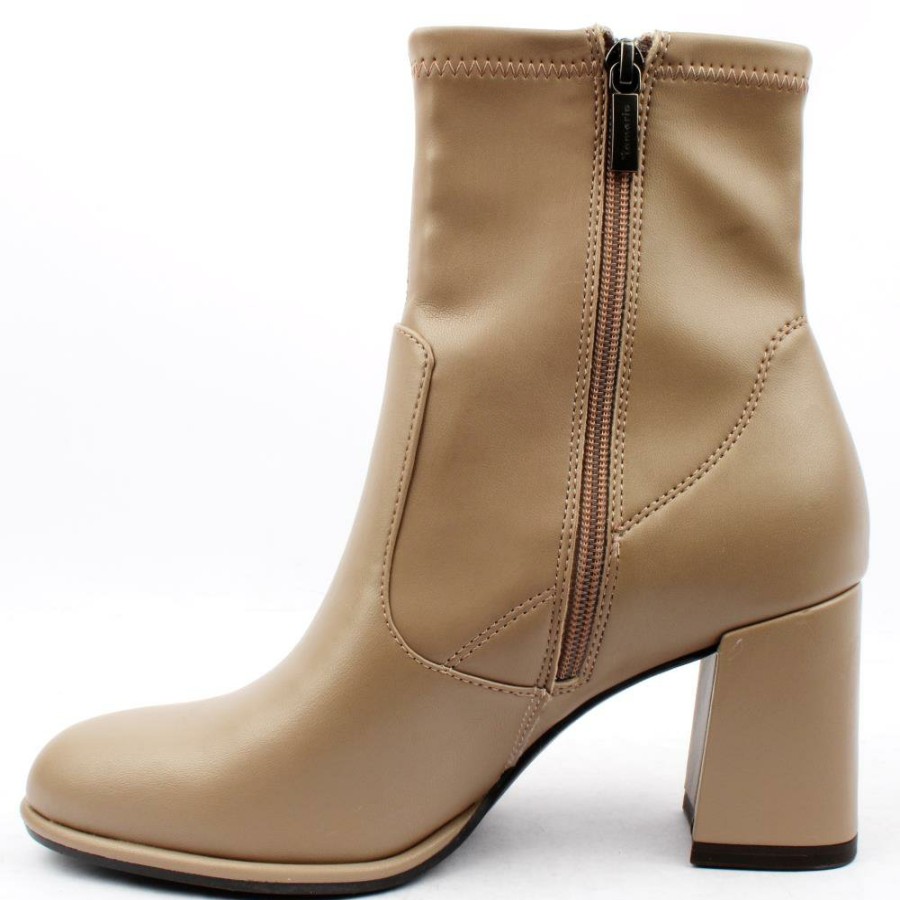 Women Tamaris | 25357 Ankle Boot - Taupe