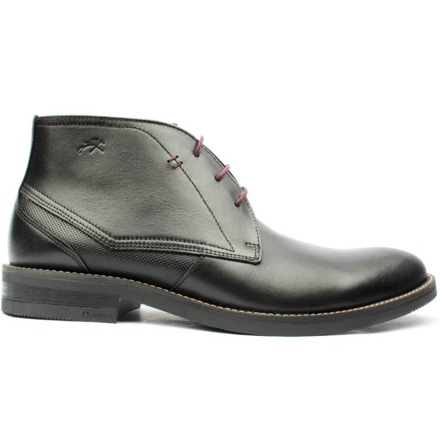 Men Fluchos | F1627 Laced Boot - Black