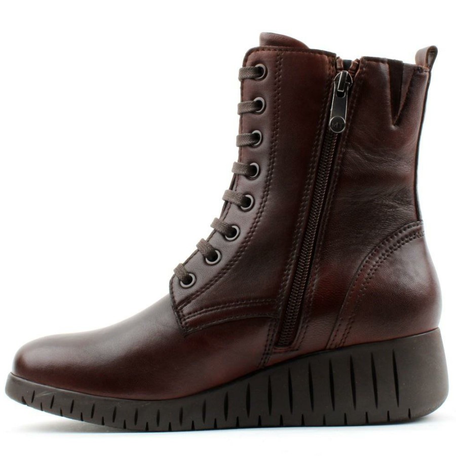 Women Marco Tozzi | 25235 Laced Boot - Tan