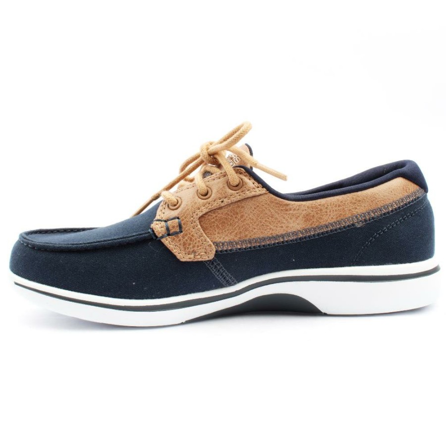 Women Skechers | 136620 Deck Shoe - Navy