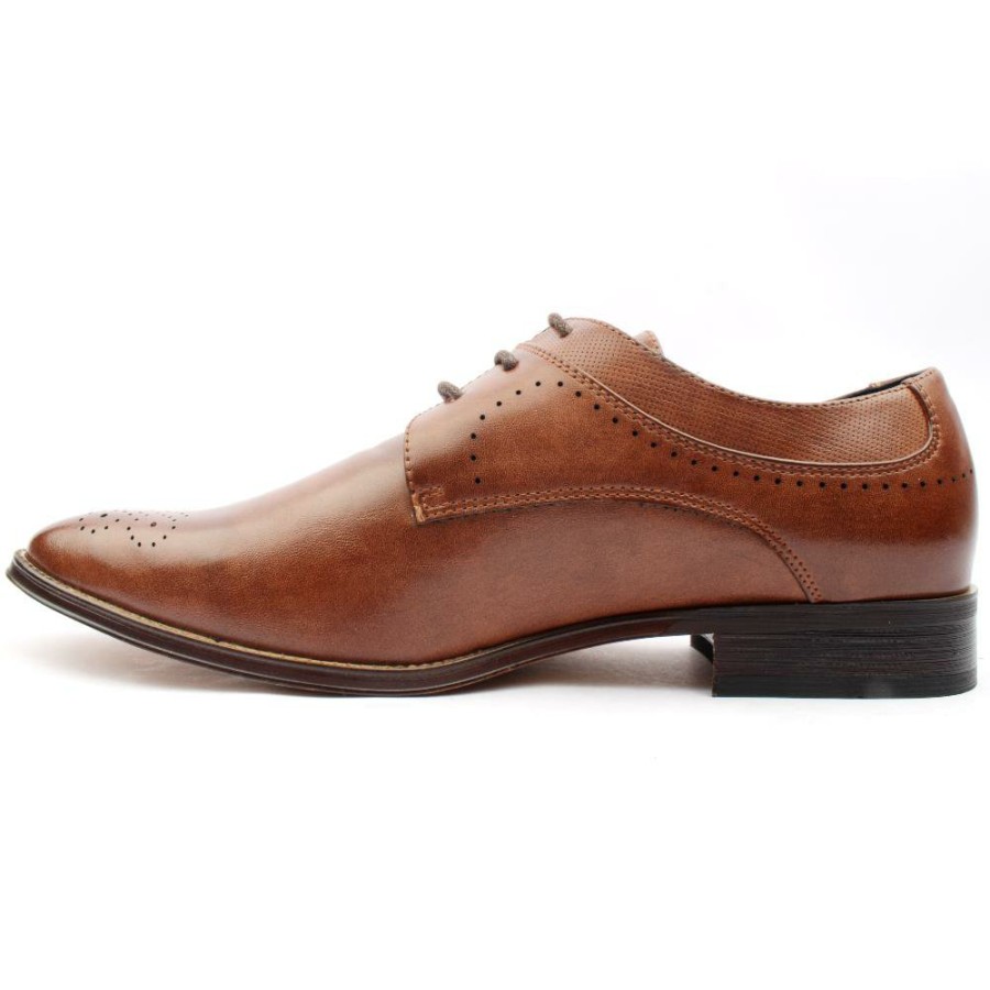 Men Goor | -176 Laced Shoe - Dark Tan
