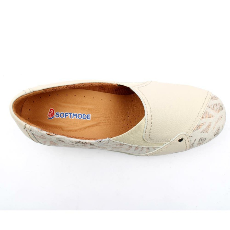 Women Softmode | Emily Slip On Shoe - Beige
